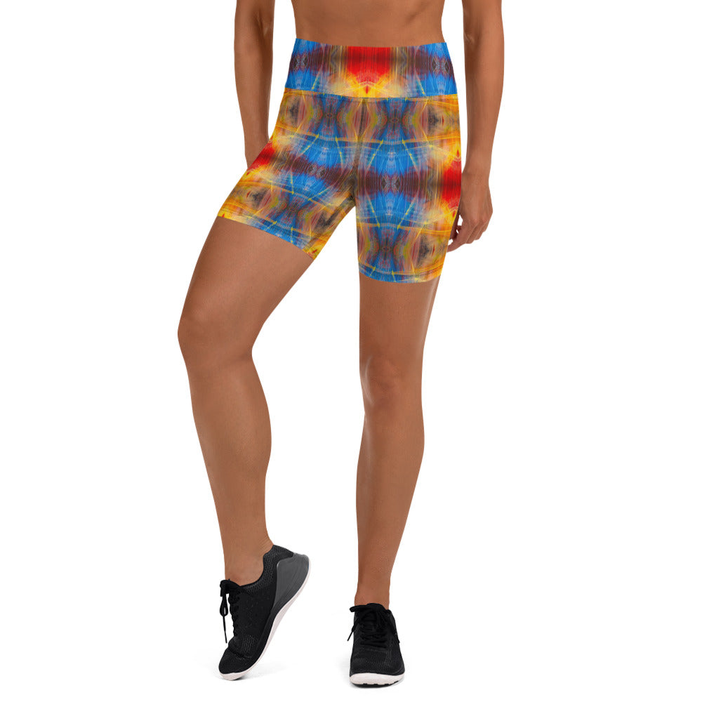 DMV 0341 Avant Garde Artsy Yoga Shorts