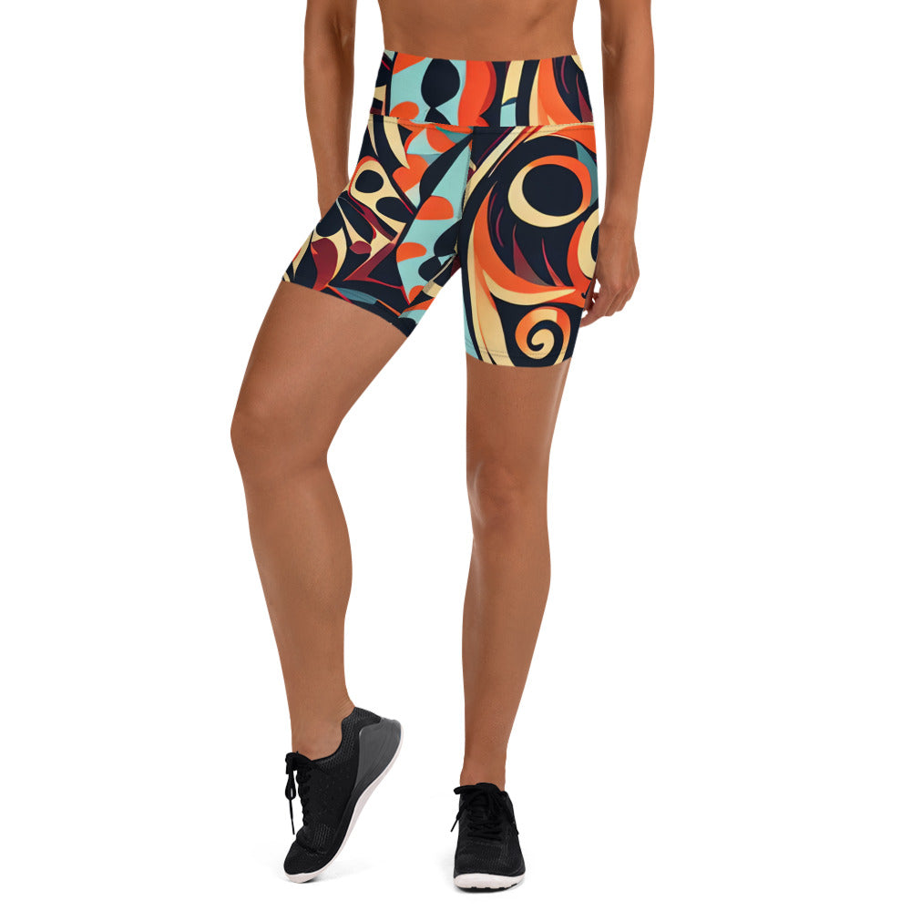 DMV 1131 Boho Yoga Shorts