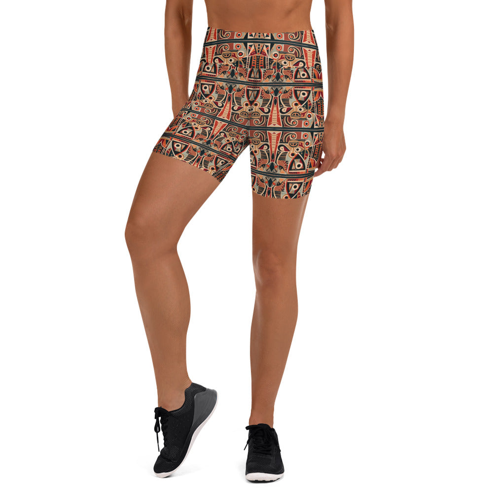 DMV 1292 Classic Boho Yoga Shorts