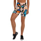 DMV 1089 Floral Yoga Shorts