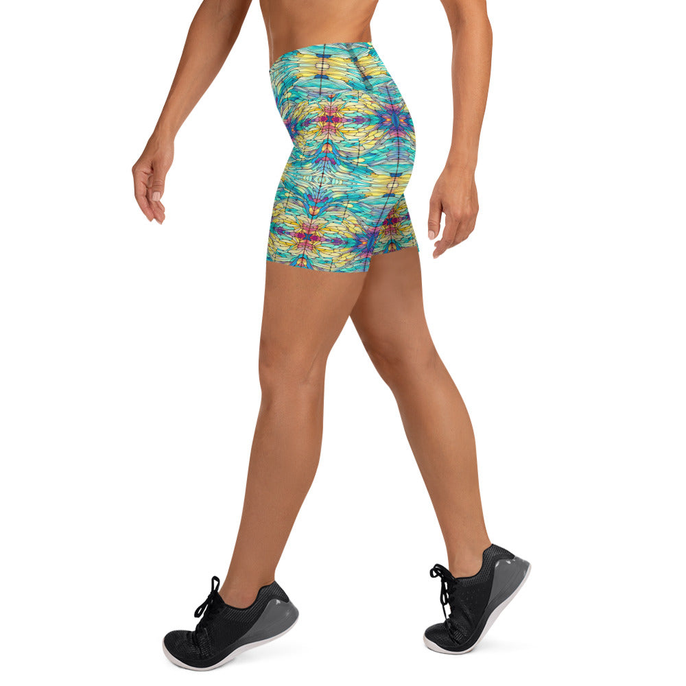 DMV 0231 Chic Boho Yoga Shorts