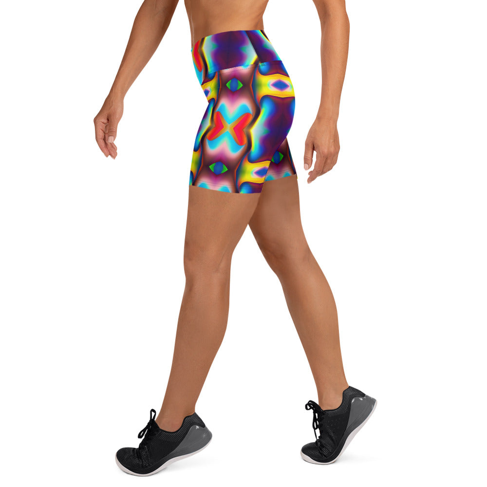 DMV 1350 Psy Artsy Yoga Shorts