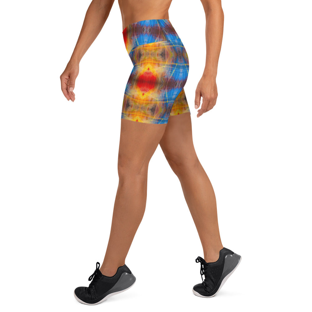 DMV 0341 Avant Garde Artsy Yoga Shorts