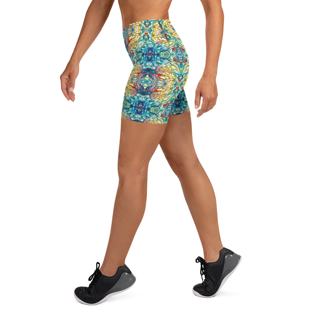 DMV 0378 Chic Boho Yoga Shorts