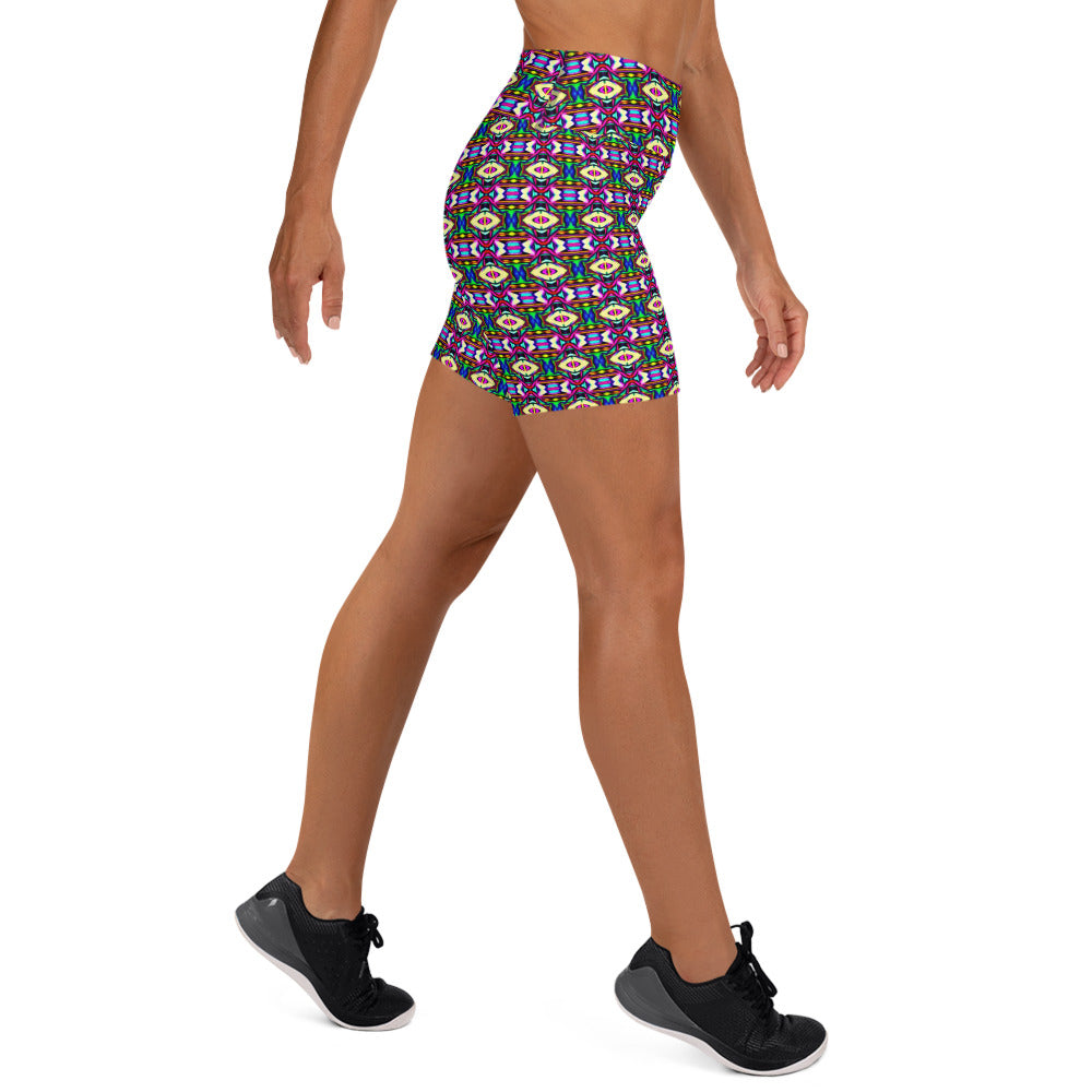 DMV 0034 Psy Artsy Yoga Shorts