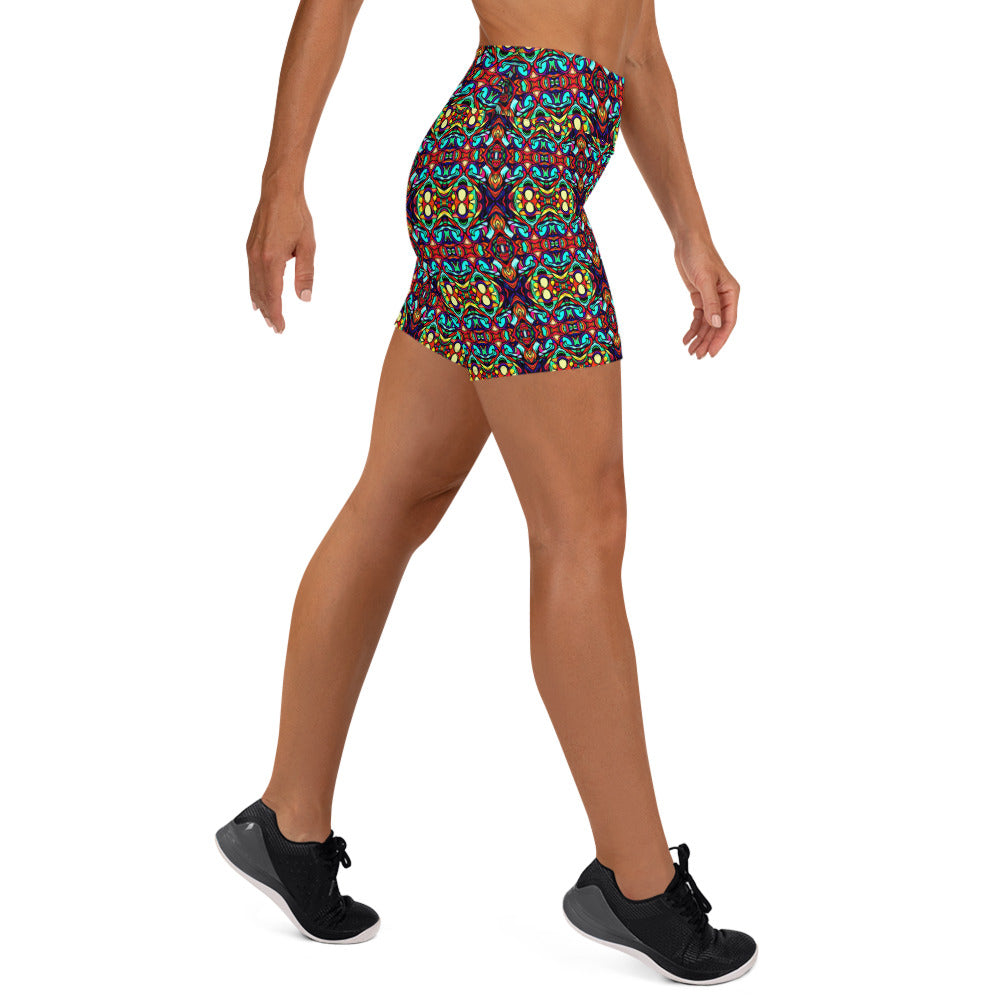 DMV 0091 Psy Artsy Yoga Shorts