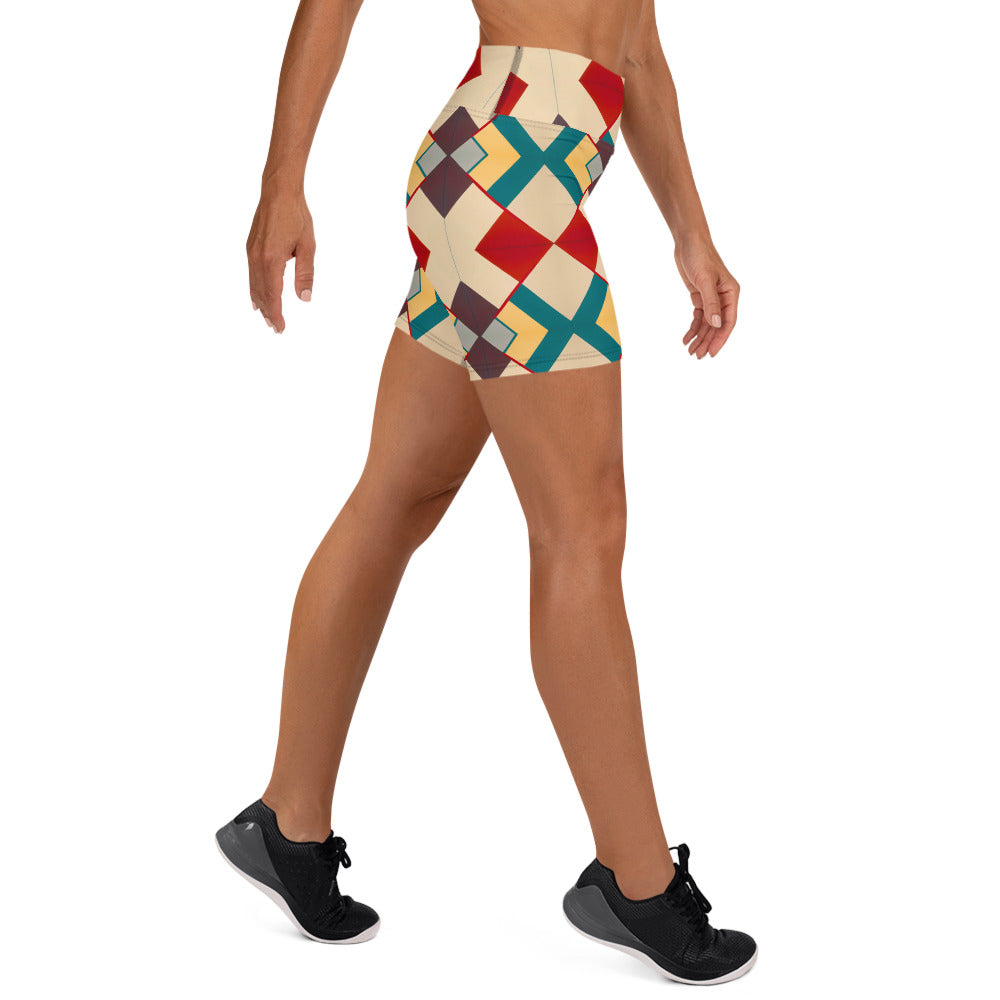 DMV 0129 Classic Boho Yoga Shorts