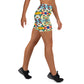 DMV 0102 Vintage Artsy Yoga Shorts