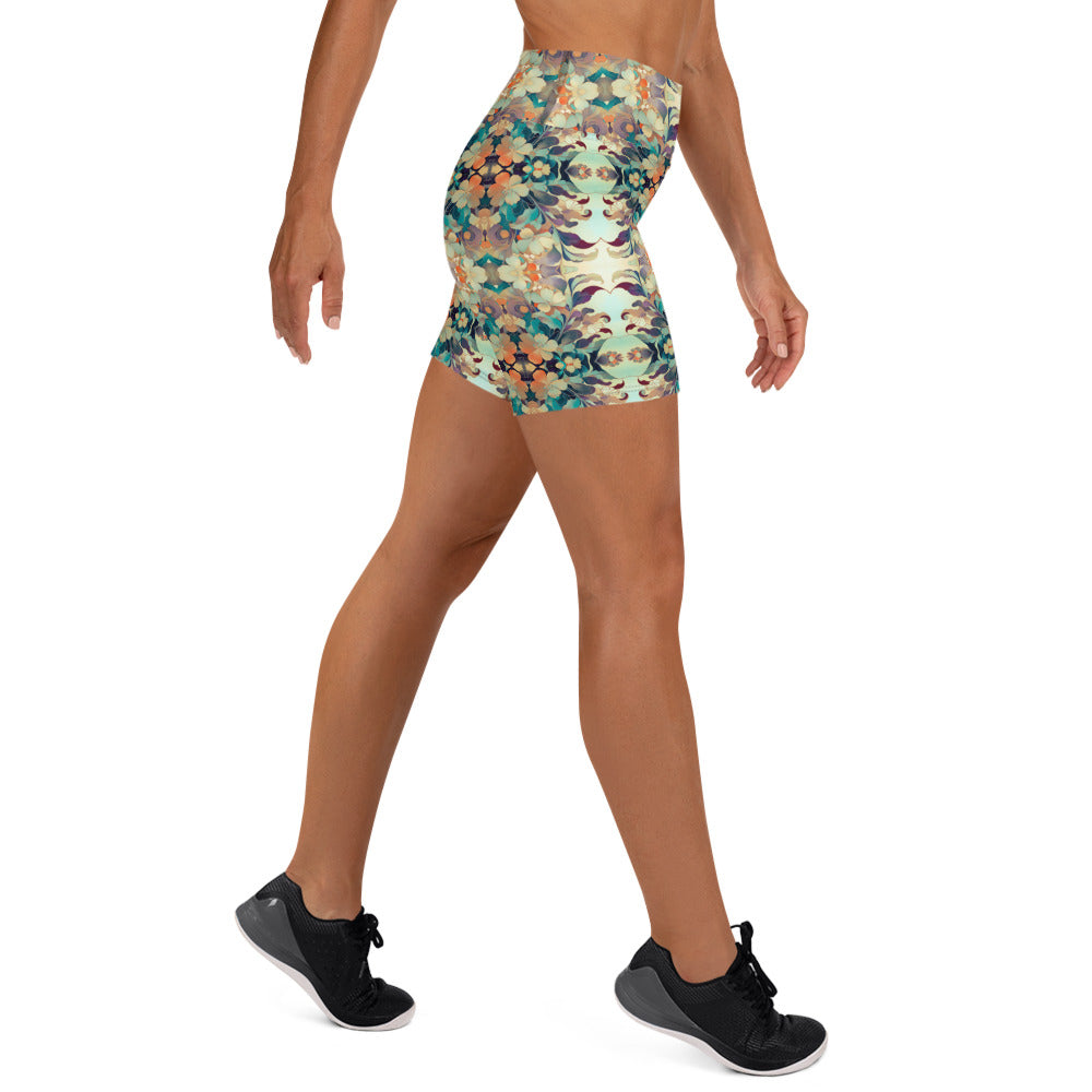 DMV 0408 Chic Boho Yoga Shorts