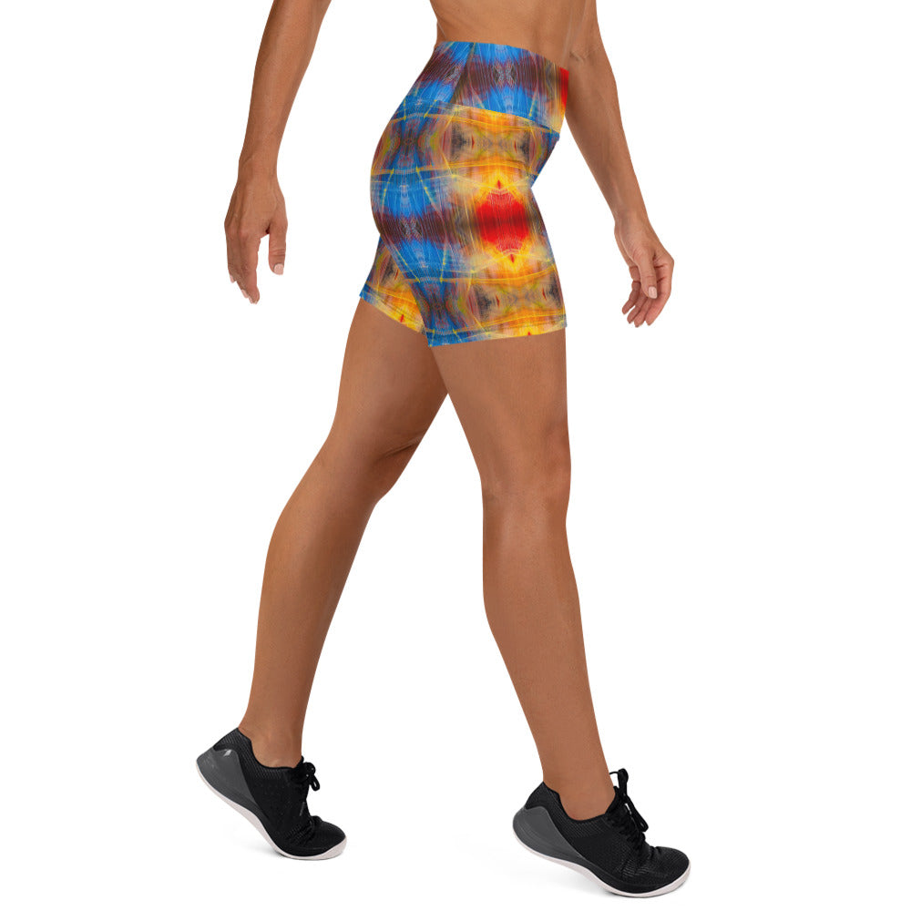 DMV 0341 Avant Garde Artsy Yoga Shorts