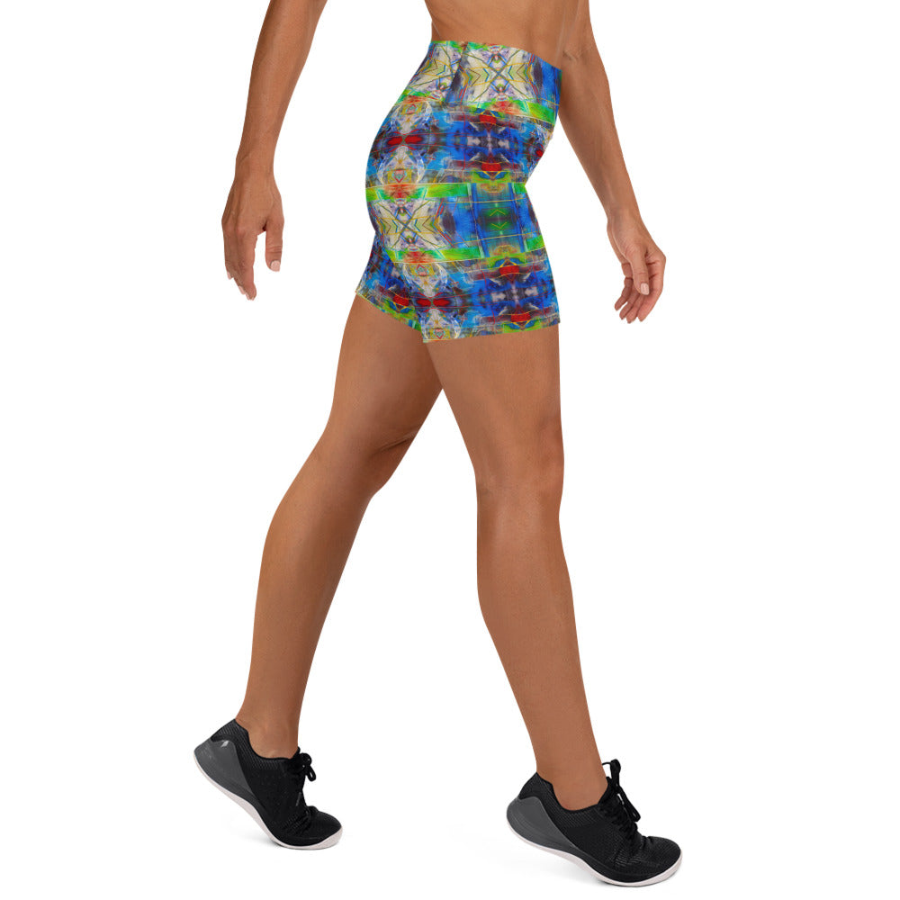 DMV 0491 Avant Garde Artsy Yoga Shorts