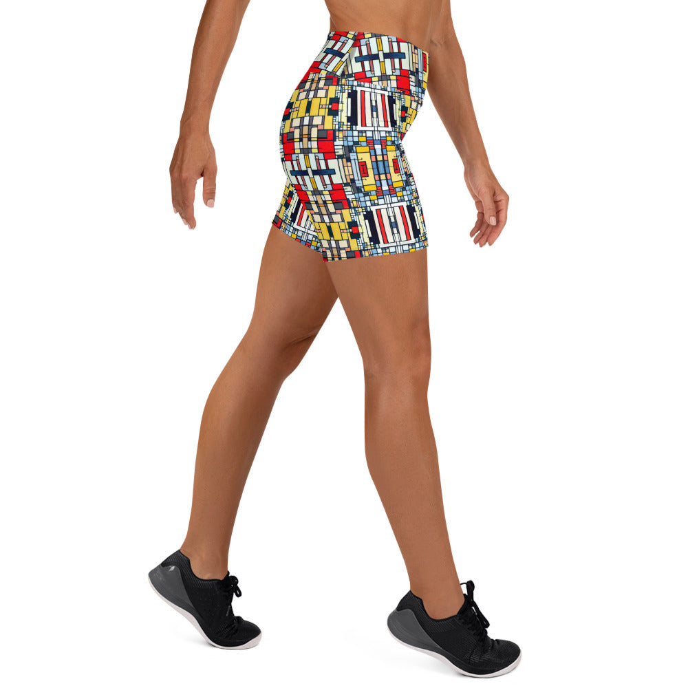 DMV 0573 Geo Boho Yoga Shorts