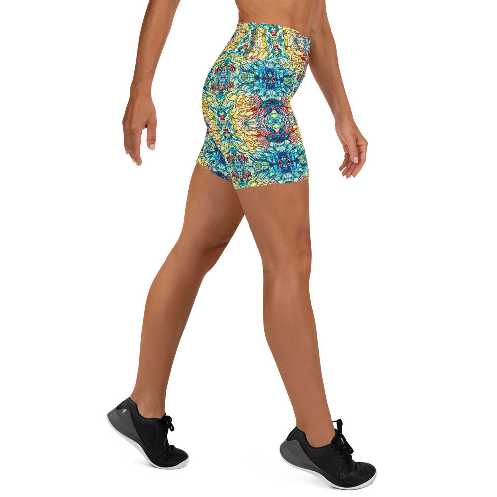 DMV 0378 Chic Boho Yoga Shorts