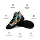 DMV 0243 Abstract Art Men’s high top canvas shoes