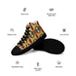 DMV 0281 Vintage Artsy Men’s high top canvas shoes