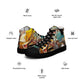 DMV 0271 Avant Garde Men’s high top canvas shoes