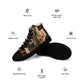 DMV 0256 Retro Art Men’s high top canvas shoes