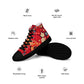 DMV 0105 Floral Men’s high top canvas shoes