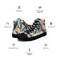 DMV 0264 Abstract Art Men’s high top canvas shoes