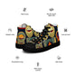 DMV 0237 Retro Art Men’s high top canvas shoes