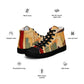 DMV 0251 Abstract Art Men’s high top canvas shoes