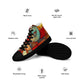 DMV 0298 Retro Art Men’s high top canvas shoes