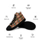 DMV 0817 Avant Garde Artsy Men’s high top canvas shoes