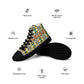 DMV 0595 Vintage Artsy Men’s high top canvas shoes