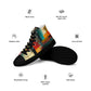 DMV 0643 Abstract Art Men’s high top canvas shoes