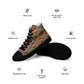 DMV 0774 Avant Garde Artsy Men’s high top canvas shoes