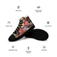 DMV 0528 Floral Men’s high top canvas shoes