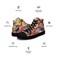 DMV 0528 Floral Men’s high top canvas shoes