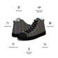 DMV 2122 Psy Artsy Men’s high top canvas shoes