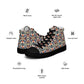 DMV 0771 Geo Boho Men’s high top canvas shoes