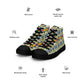 DMV 0102 Vintage Artsy Men’s high top canvas shoes