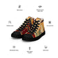 DMV 0251 Abstract Art Men’s high top canvas shoes