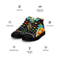 DMV 0258 Retro Art Men’s high top canvas shoes