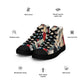 DMV 0508 Abstract Art Men’s high top canvas shoes