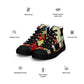 DMV 0586 Abstract Art Men’s high top canvas shoes