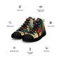 DMV 0643 Abstract Art Men’s high top canvas shoes