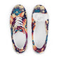 DMV 0253 Floral Men’s lace-up canvas shoes