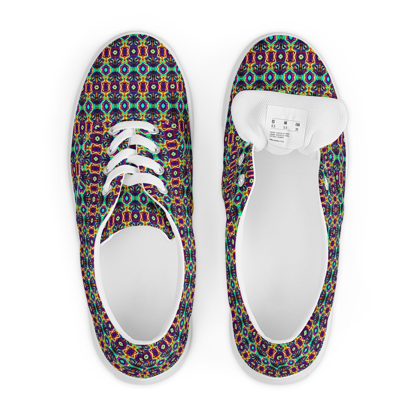 DMV 1465 Psy Artsy Men’s lace-up canvas shoes