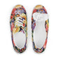 DMV 0528 Floral Men’s lace-up canvas shoes