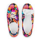 DMV 0325 Floral Men’s lace-up canvas shoes