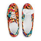 DMV 1727 Floral Men’s lace-up canvas shoes