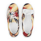 DMV 1843 Abstract Art Men’s lace-up canvas shoes