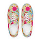 DMV 0106 Floral Men’s lace-up canvas shoes