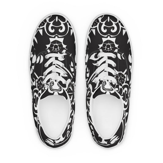 DMV 0140 Boho Men’s lace-up canvas shoes