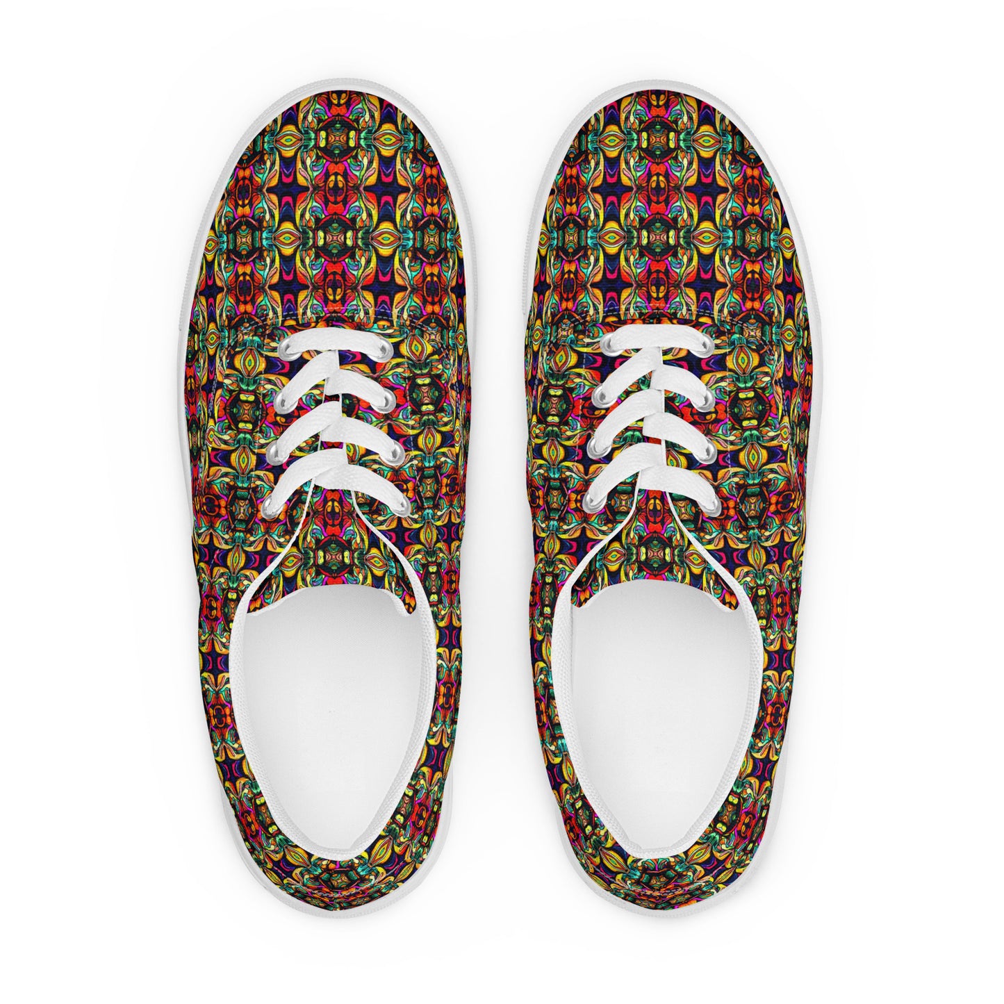 DMV 0166 Psy Artsy Men’s lace-up canvas shoes