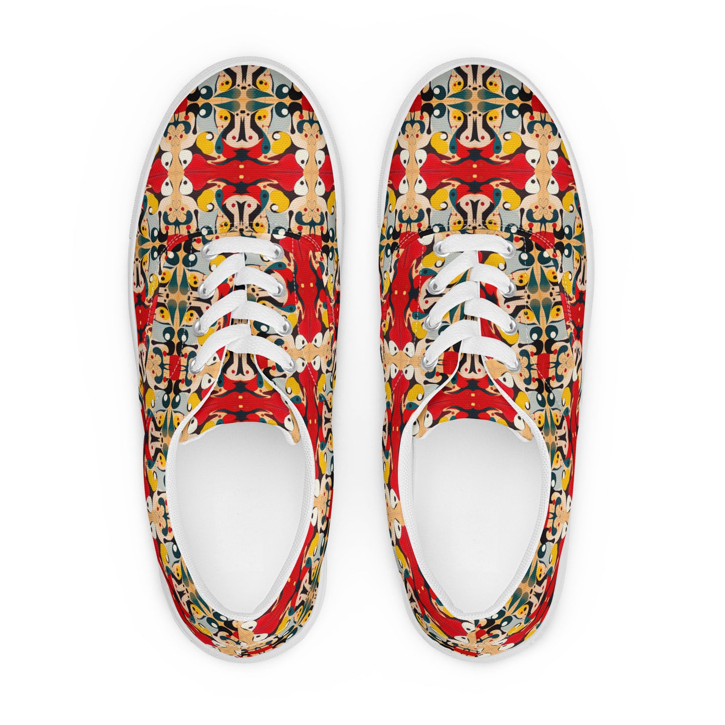 DMV 0203 Vintage Artsy Men’s lace-up canvas shoes